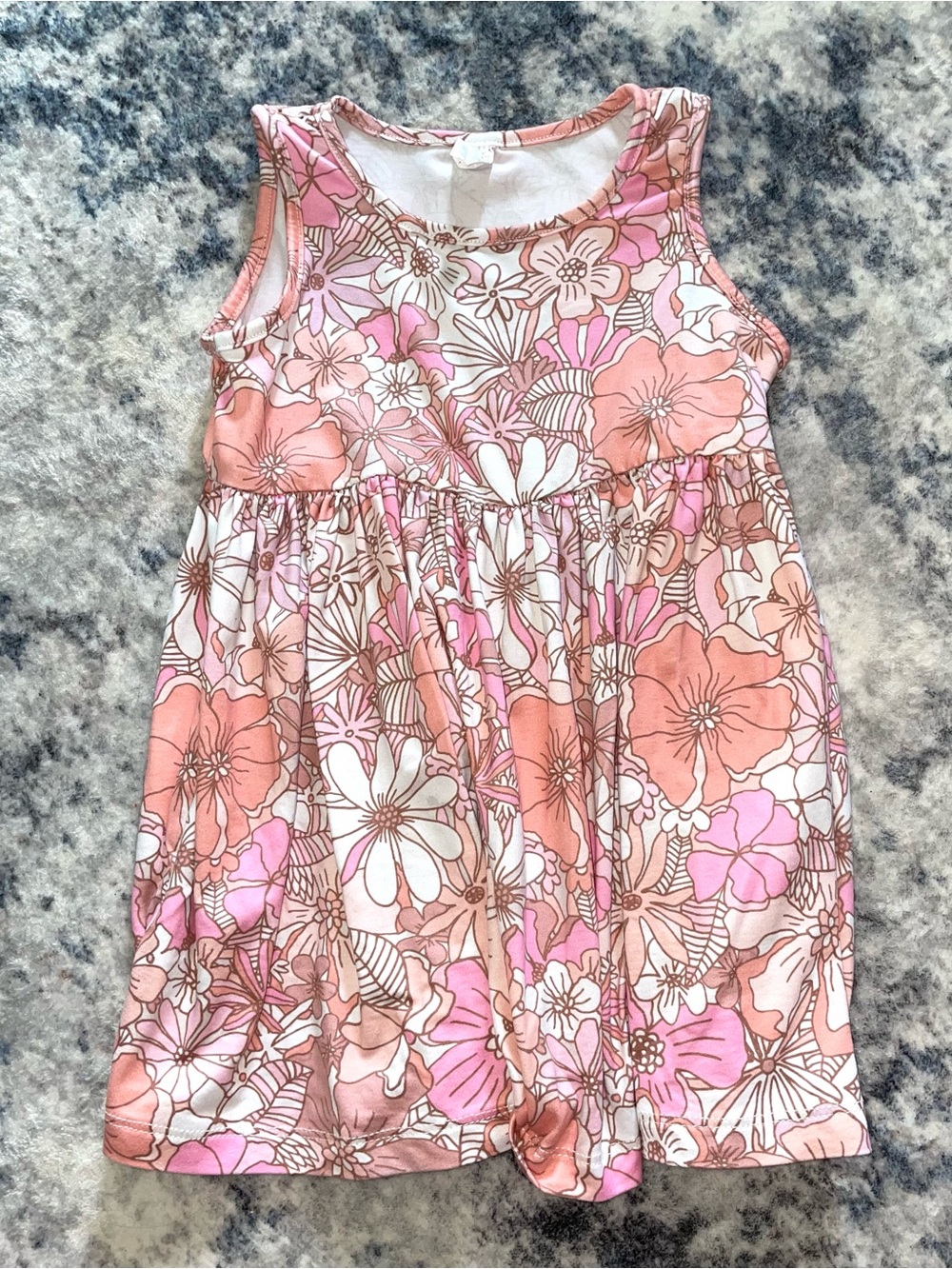 Floral tank top dress size 4T